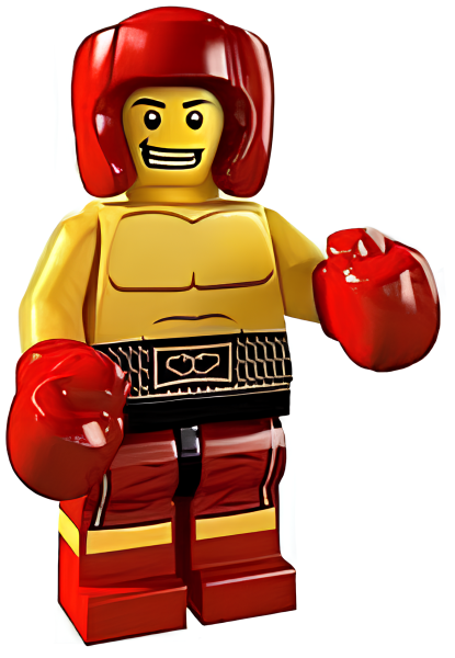 Минифигурка LEGO Collectible Boxer, Series 5 col077 U