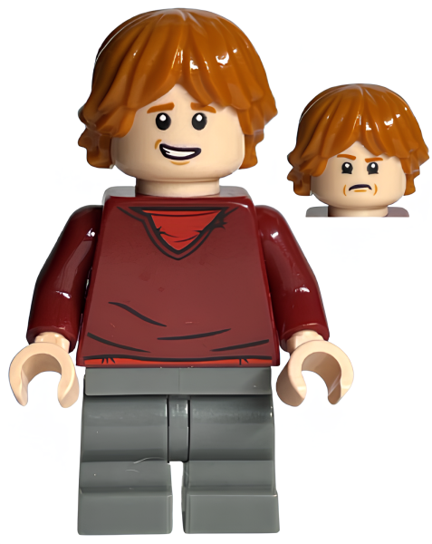 Минифигурка Lego Ron Weasley - Dark Red Sweater hp180 U