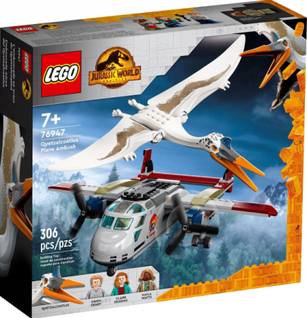 Конструктор LEGO Jurassic World 76947 Самолет Кетцалькоатля из засады