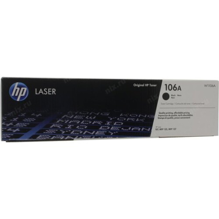 Картридж HP W1106A Black черный