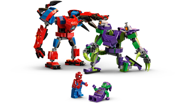 Конструктор LEGO Super Heroes 76219 Человек паук и зеленый гоблин: Механическая битва