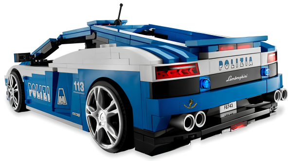 Конструктор LEGO Racers 8214 Автомобиль Gallardo LP 560-4 Polizia УЦЕНКА