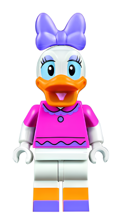 Минифигурка Lego Daisy Duck - Dark Pink Top dis021