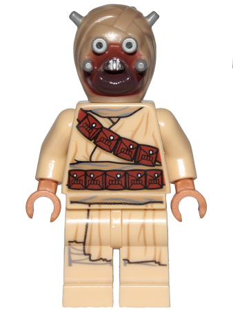 Минифигурка Lego Star Wars Tusken Raider - Head Spikes, Diagonal Belt sw1074 U