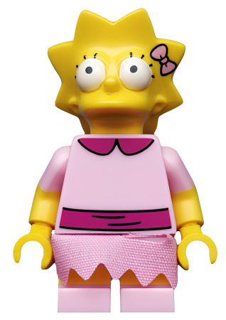 Минифигурка Lego Lisa, The Simpsons, Series 2 sim030 N