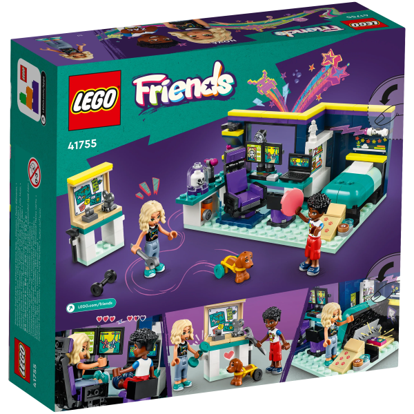 Конструктор LEGO Friends 41755 Комната Новы