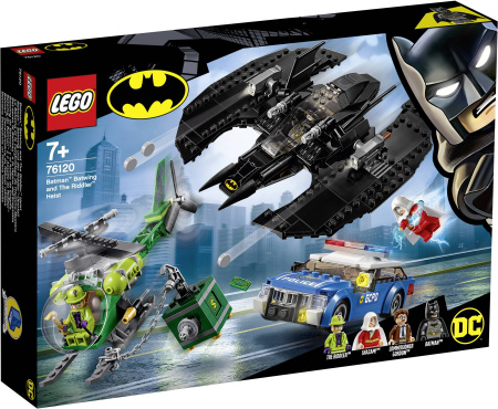 Конструктор LEGO Batman 76120 Бэткрыло Бэтмена и ограбление Загадочника