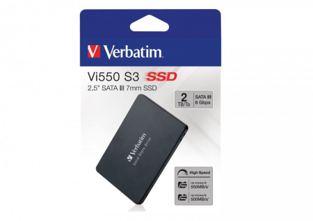 Внутренний SSD-диск Verbatim 512 ГБ Vi550 S3 (49352)