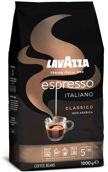 Кофе в зернах Lavazza Espresso Italiano Classico, 1 кг