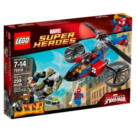 Конструктор LEGO Marvel Super Heroes 76016 Спасательный вертолет Человека-Паука