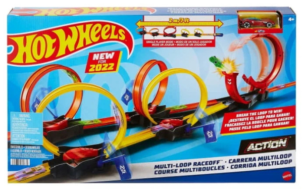 Трек Hot Wheels Multi-Loop Raceoff HDR83