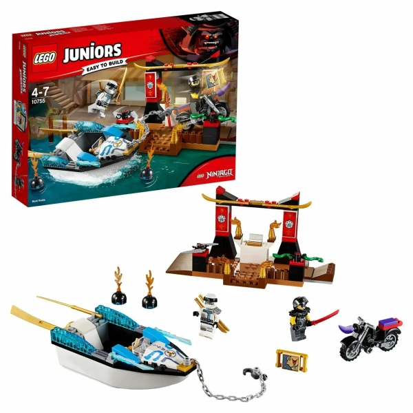 Конструктор LEGO Juniors 10755 Преследование на лодке Зейна