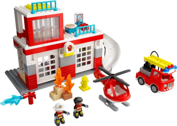 Конструктор LEGO Duplo 10970 Пожарная часть с вертолетом