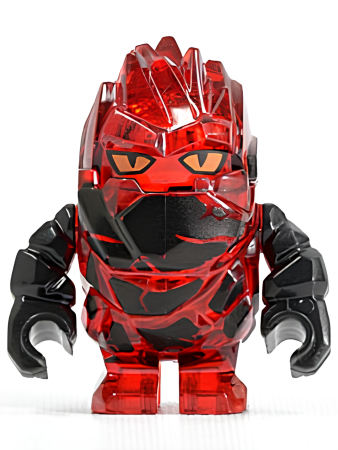 Минифигурка Lego Power Miners Rock Monster - Infernox (Trans-Red) pm027