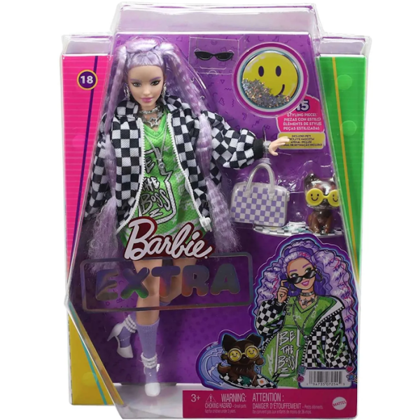 Кукла Barbie Экстра в спортивной куртке GRN27