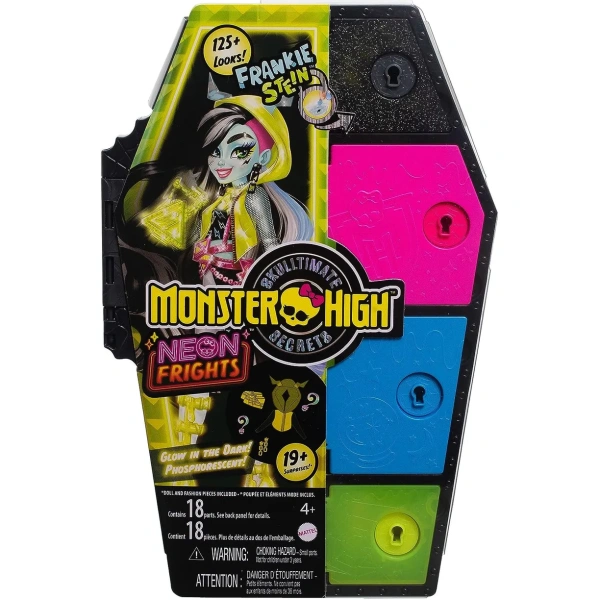 Кукла Monster High Frankie Stein Skulltimate Secrets Neon Frights HNF79