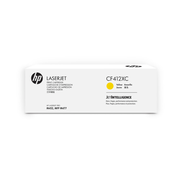 Картридж HP CF412XC жёлтый Yellow