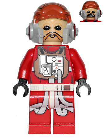 Минифигурка Lego Star Wars Ten Numb (Red Jumpsuit) sw0556 U