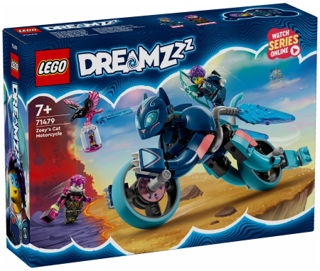 Конструктор LEGO Dreamzzz 71479 Мотоцикл Кот Зои