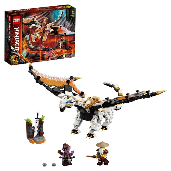 Конструктор LEGO Ninjago 71718 Боевой дракон Мастера Ву УЦЕНКА ( вскрытая коробка)