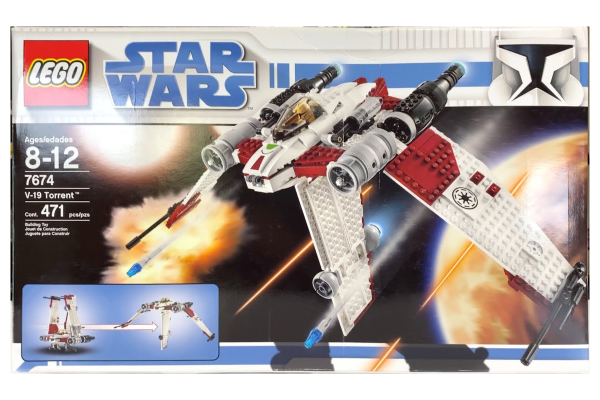 Конструктор LEGO Star Wars 7674 Битва Клонов V-19 Torrent