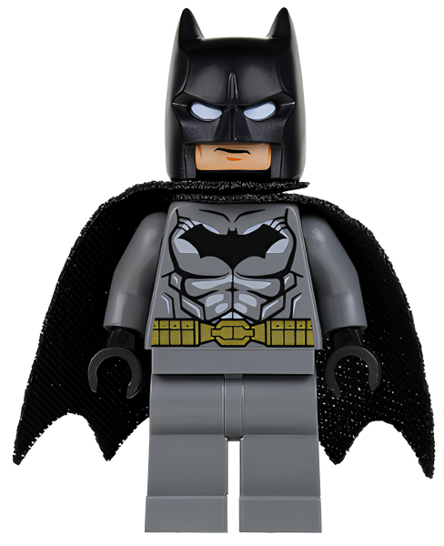 Минифигурка Lego Batman - Dark Bluish Gray Suit, Gold Belt, Black Hands, Spongy Cape sh0151 U