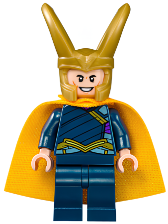 Минифигурка Lego Loki, Dark Blue Outfit sh411