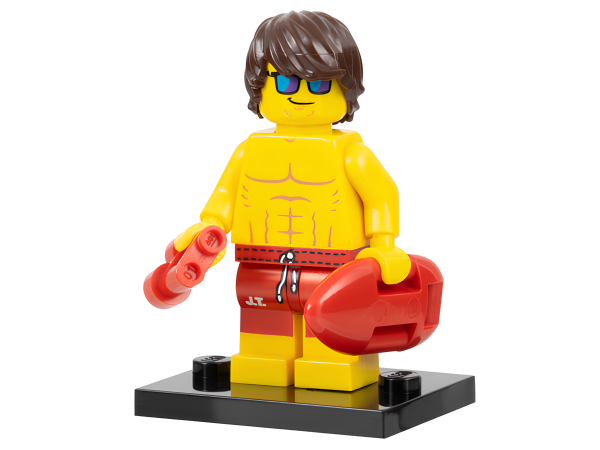 Минифигурка LEGO 71007 Lifeguard, Series 12  col12-7  N