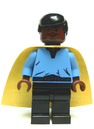 Минифигурка Lego Star Wars Lando Calrissian, Cloud City Outfit (Smooth Hair) sw0105 U