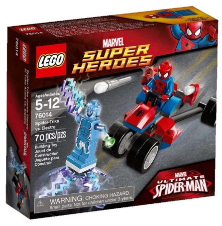 Конструктор LEGO Marvel Super Heroes 76014 Спайдер-трайк против Электро