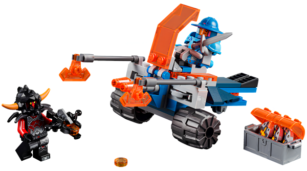 Конструктор LEGO Nexo Knights 70310 Королевский боевой бластер Уценка Used ( с коробкой и инструкцией )