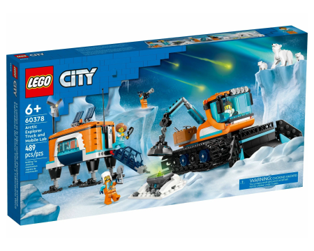 LEGO City 60378 Arctic Explorer Truck and Mobile Lab Shop device