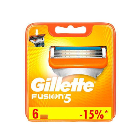 Сменные кассеты для бритья Gillette Fusion 5 6 шт