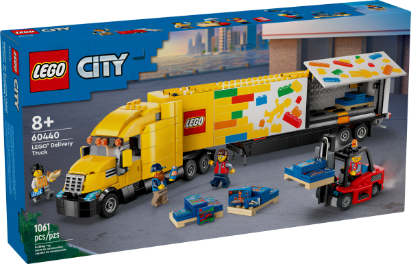 Конструктор LEGO City 60440 Желтый грузовик для доставки