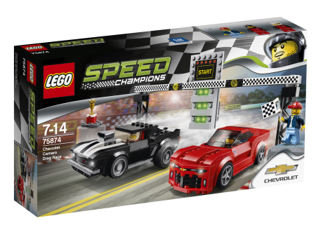 Конструктор LEGO Speed Champions 75874 Гоночная трасса Шевроле Камаро