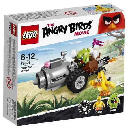 Конструктор LEGO The Angry Birds Movie 75821 Побег Свинки на авто