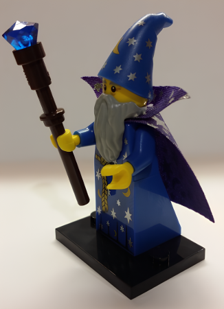 Минифигурка LEGO 71007 Wizard, Series 12  col12-1  N