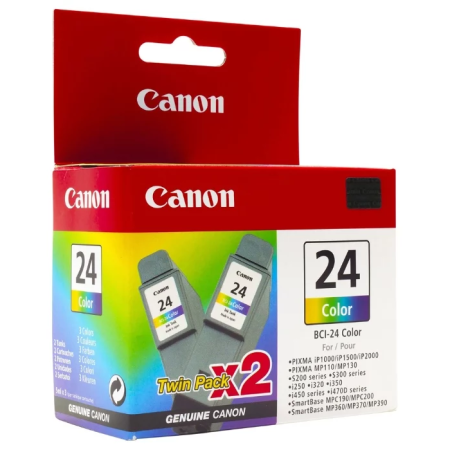 Набор картриджей Canon BCI-24C Twin Pack (6882A009)