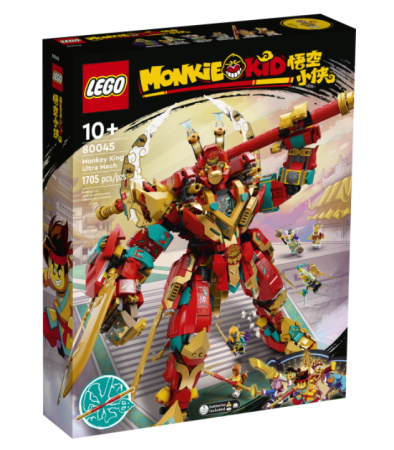 Конструктор LEGO Monkie Kid 80045 Ультра Робот Король обезьян