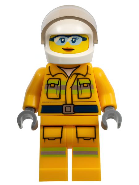 Минифигурка Lego Fire - Reflective Stripes cty0961 U