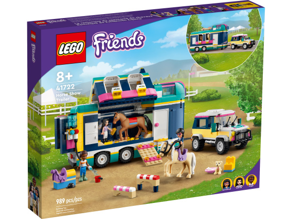 Конструктор LEGO Friends 41722 Трейлер шоу лошадей