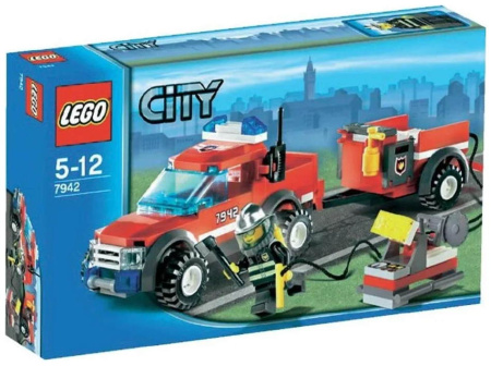 Конструктор LEGO City 7942 Пожарный внедорожник