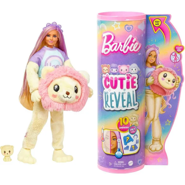 Кукла Barbie Cutie Reveal Лев HKR06