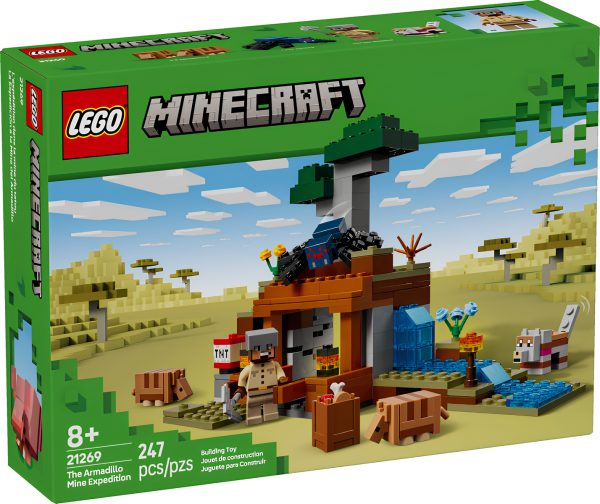 Конструктор LEGO Minecraft 21269 Экспедиция на Рудник Броненосцев