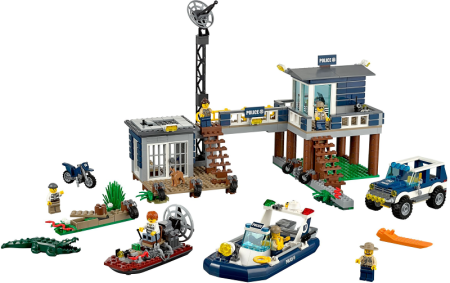 Конструктор LEGO City 60069 Полицейский участок на болоте Used