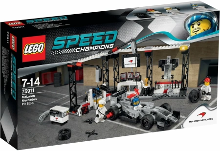 LEGO Speed Champions 75911 Пункт техобслуживания McLaren Mercedes