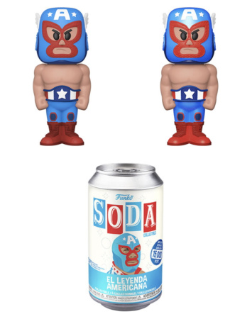 Фигурка Funko Soda - Luchadores Captain America