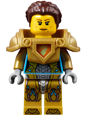 Минифигурка Lego Queen Halbert - Pearl Gold Armor nex066