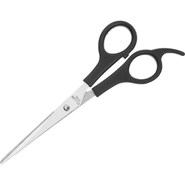 Ножницы Attache с пластиковыми симметричными ручками, 150 мм , черные