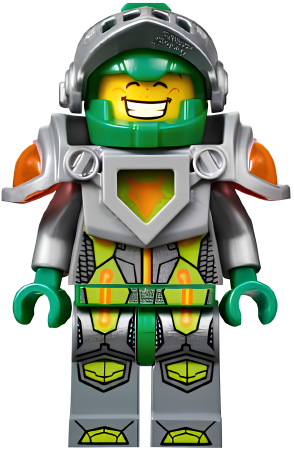 Минифигурка Lego Aaron - Flat Silver Visor nex025